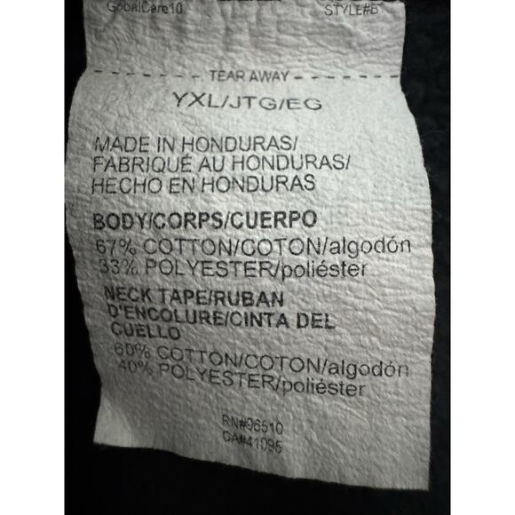 Under Armour Sweater Youth Kids Black Large Pullover Cold Gear Hoodie Pocket - Picture 3 of 11